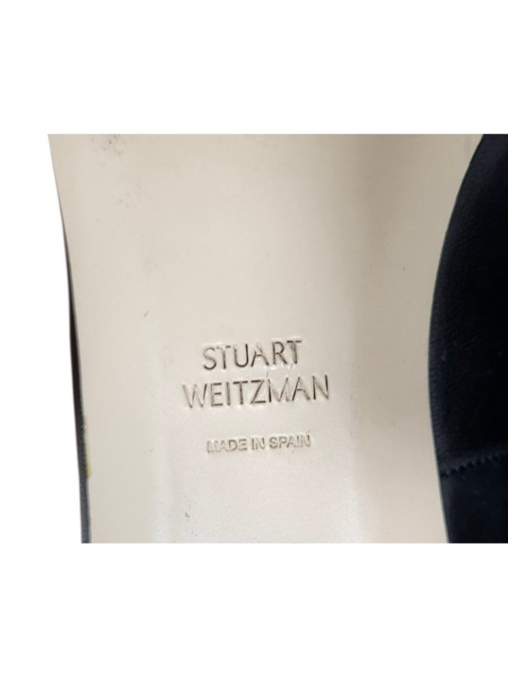 Stuart Weitzman Black Leather Ankle Strap Ballet Flats Low Heel Shoes Women 8.5M - Picture 14 of 16